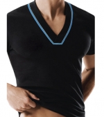 2xist Liquid Cotton Square Cut V-Neck Shirt